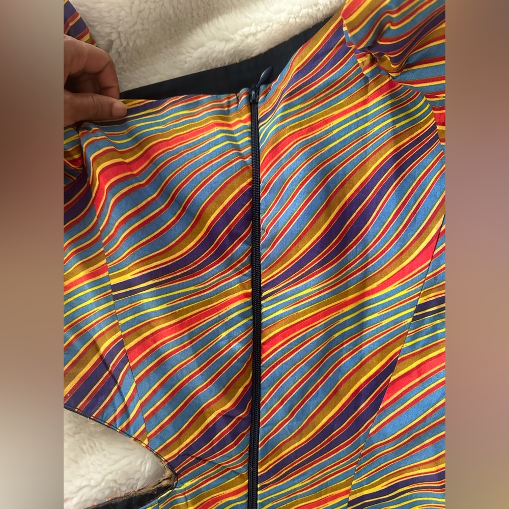 African Multicored Summer Dress - Picture 8 of 8